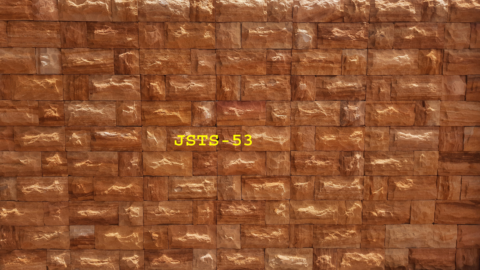 Teak Sandstone Brick Wall Cladding For Boundary and Compound Wall
